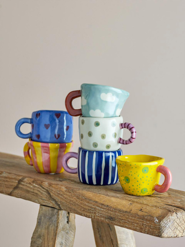 TASSE NINI - BLOOMINGVILLE -  Blue , Home design Bensimon