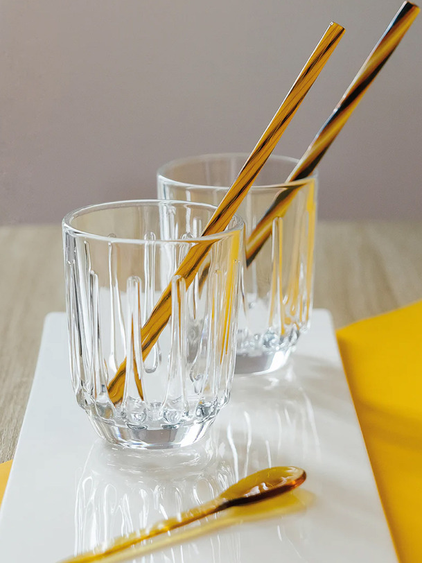 LOT DE 4 GOBELETS 550 ANS - LA ROCHERE - Transparent , Home design Bensimon