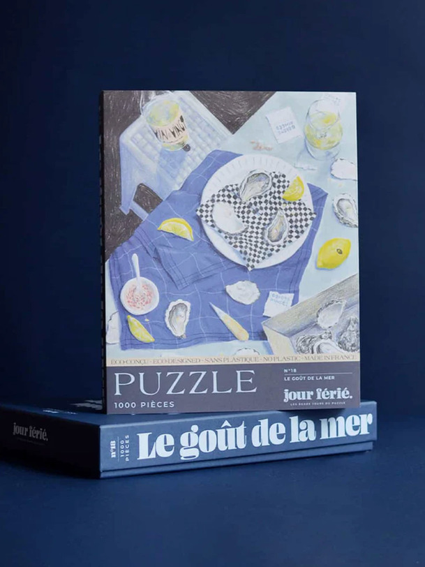 PUZZLE LE GO&Ucirc;T DE LA MER 1000 PIECES - JOUR FERIE -  Blue , Home design Bensimon