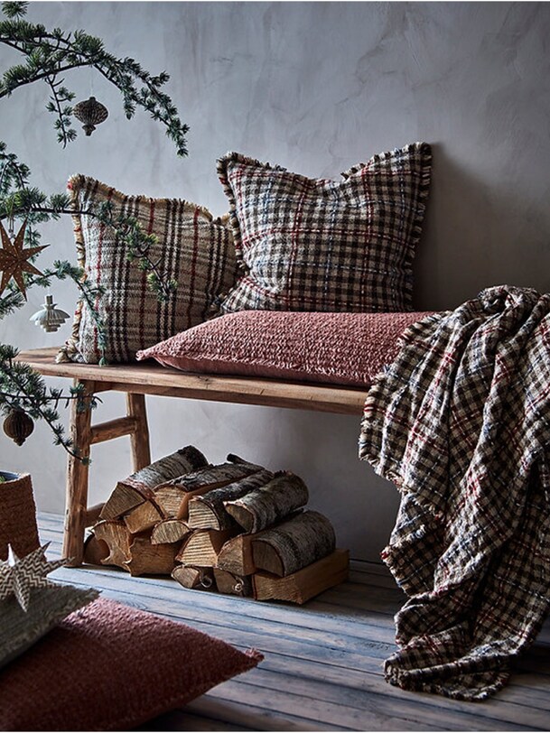 COUSSIN TAGE 50x50 - AFFARI OF SWEDEN - Beige , Home design Bensimon