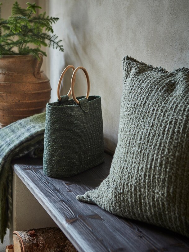 PLAID FRASSE 160X130 - AFFARI OF SWEDEN -  Green , Home design Bensimon
