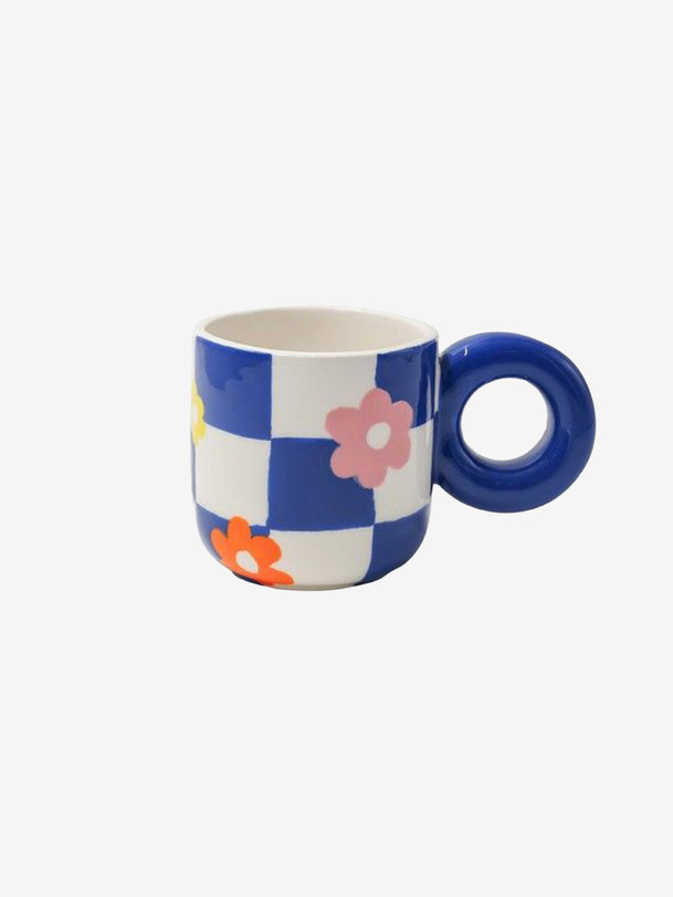 TASSE BAUTISTA FLOWER - QUE RICO - Blue , Home design Bensimon