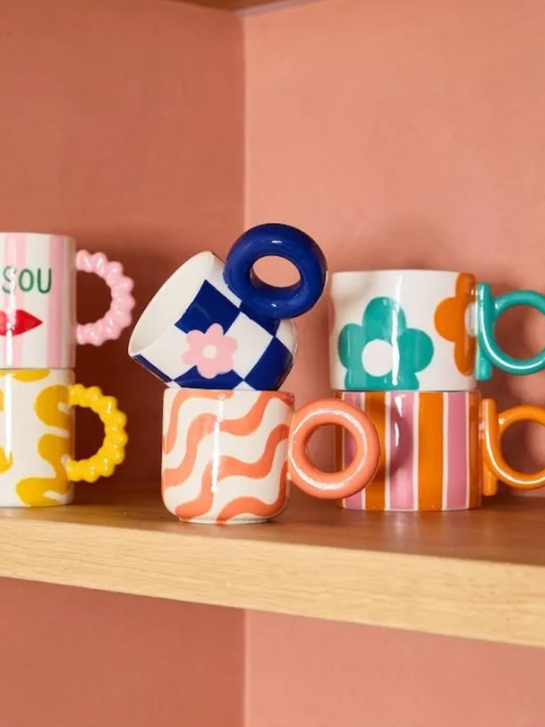 TASSE DANIELA JAUNE - QUE RICO - Yellow , Home design Bensimon