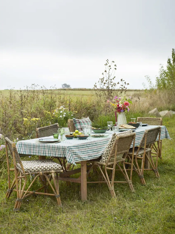 ASSIETTE STONEWARE T.M - MME STOLTZ - Blue , Home design Bensimon