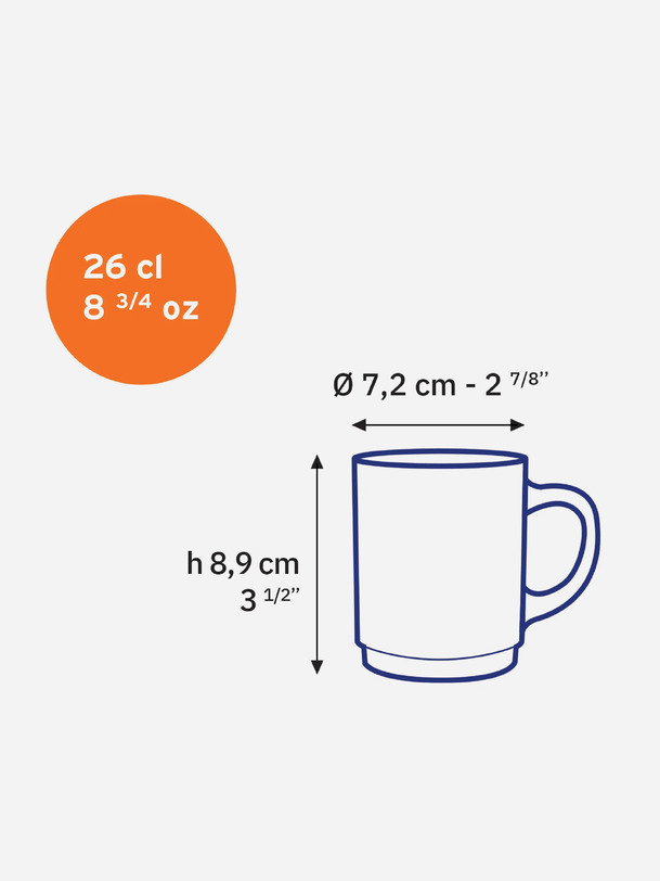 MUG VERSAILLE 25CL - DURALEX - Green , Home design Bensimon