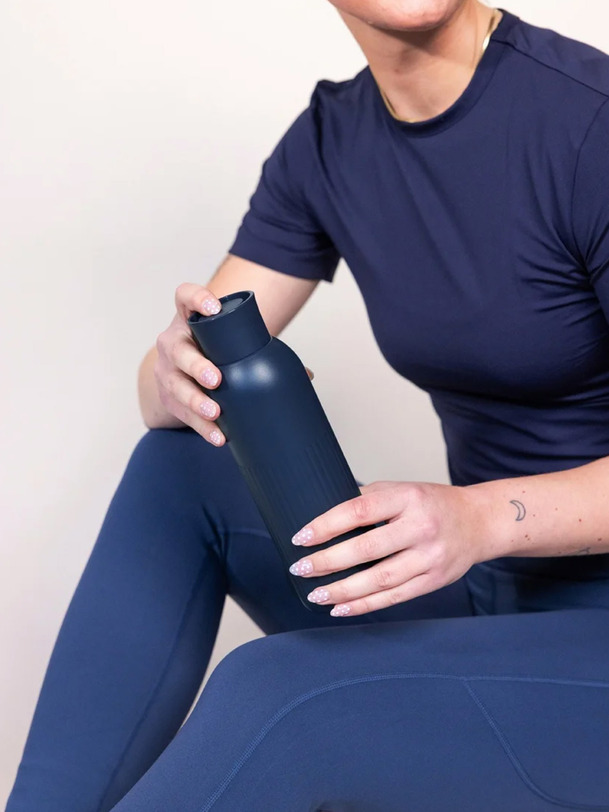TEKLA THERMAL BOTTLE PUSH - SAGAFORMS -  Blue , Home design Bensimon