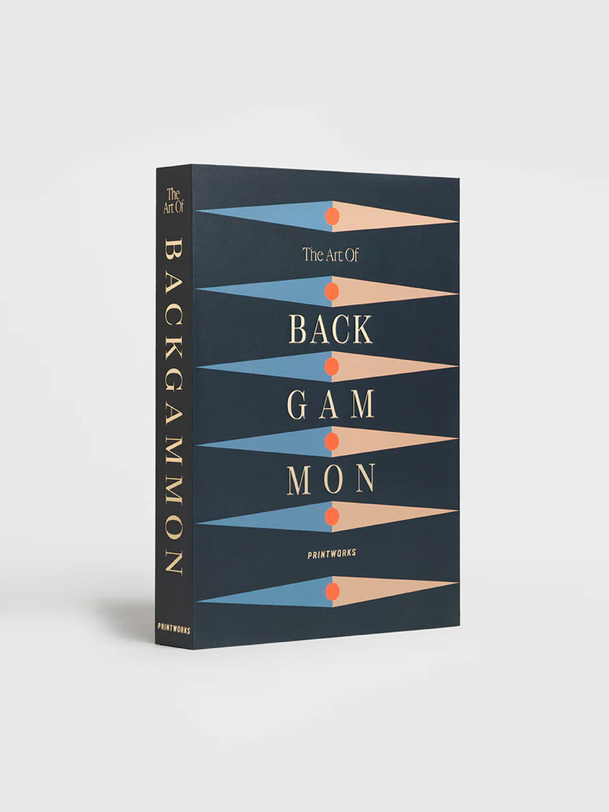 ART OF BACKGAMMON - PRINTWORK -  Orange , Home design Bensimon