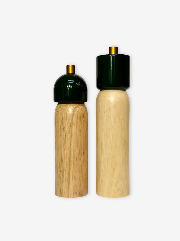 Salt & Pepper Grinder | Green & Gold T.M - THE ECLECTIC LIFESTYLE - Green , Home design Bensimon