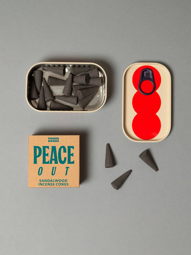 PEACE OUT ENCENS - BLOCK DESIGN - Red , Home design Bensimon