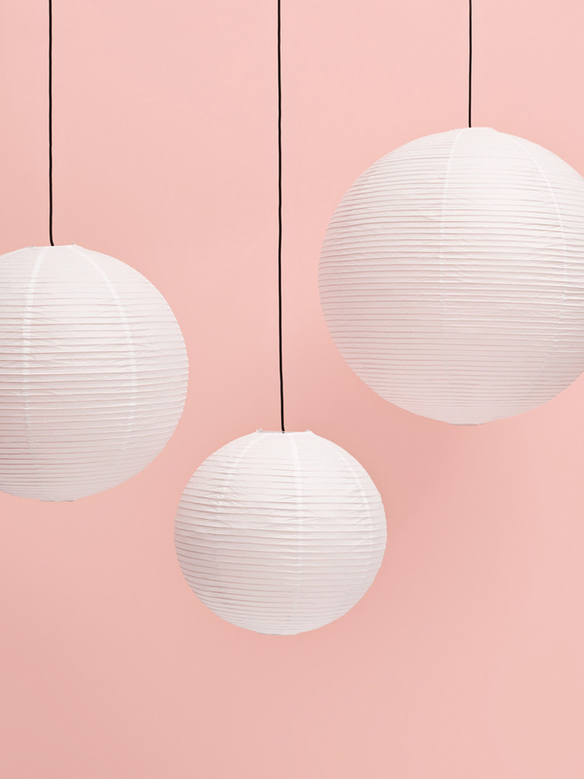SUSPENSION PAPER SHADE DIAM50 - HAY - White , Home design Bensimon