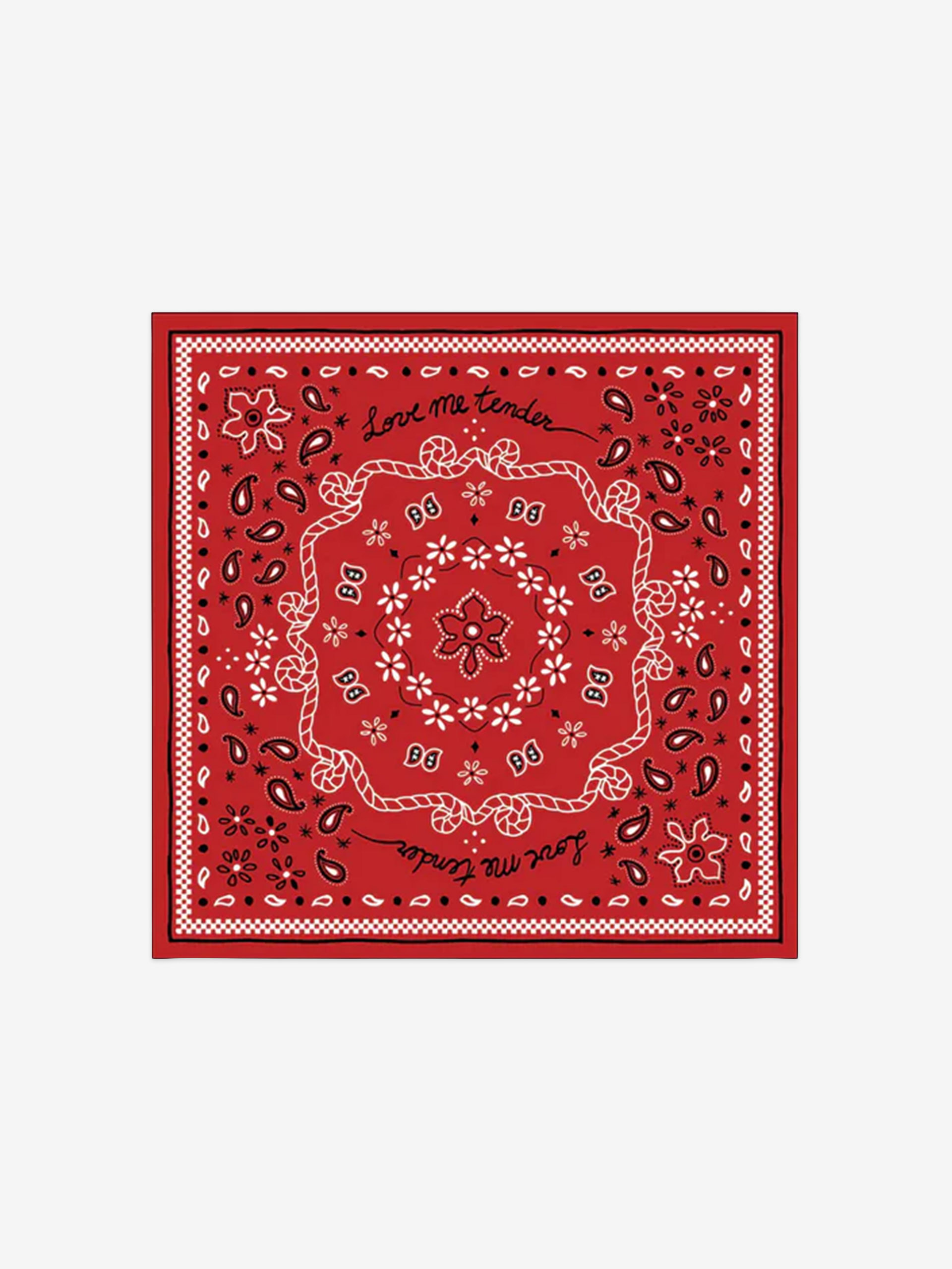 SERVIETTE PAPIER BANDANA - OPJET - Red , Home design Bensimon