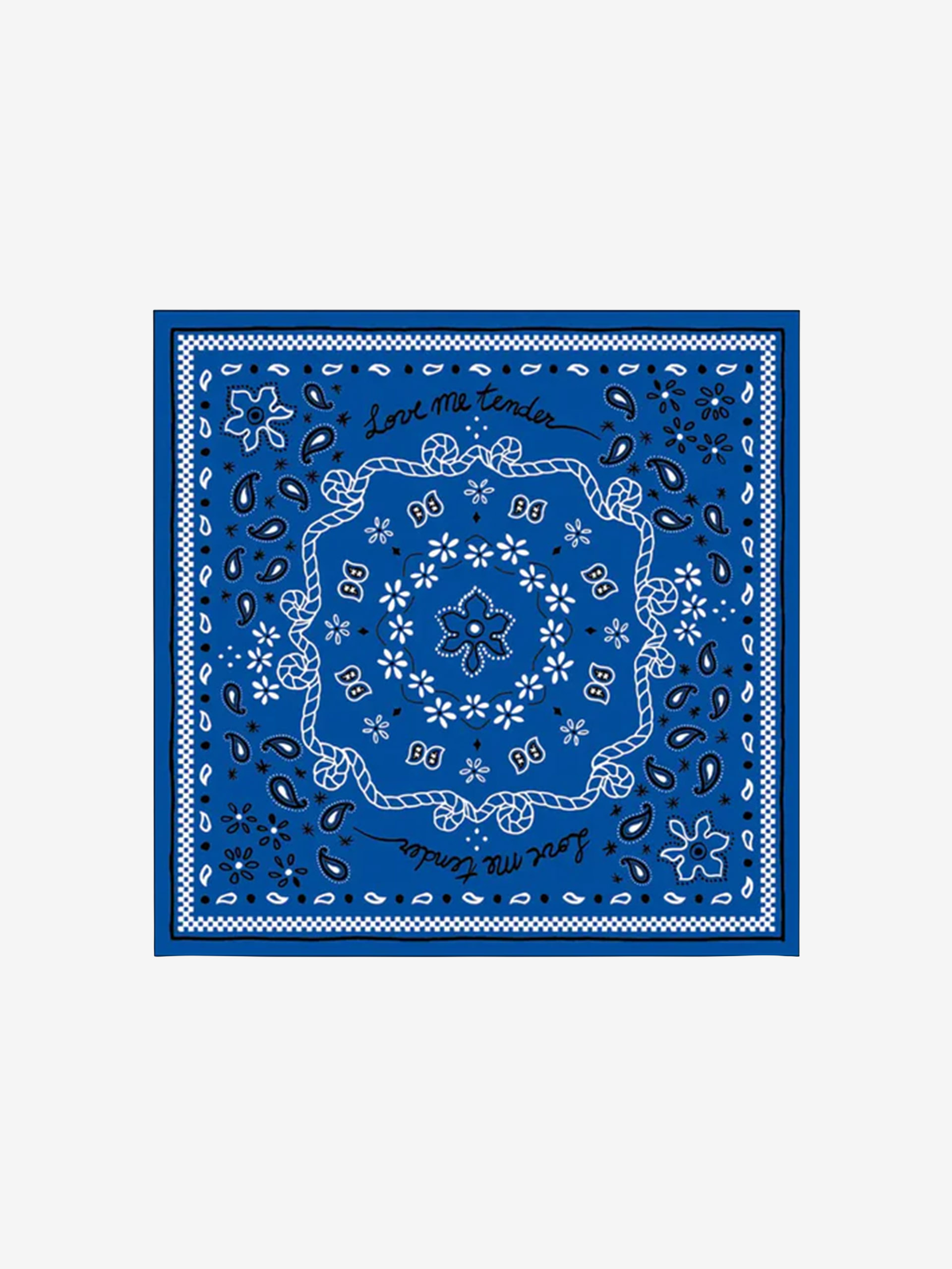 SERVIETTE PAPIER BANDANA - OPJET -  Blue , Home design Bensimon