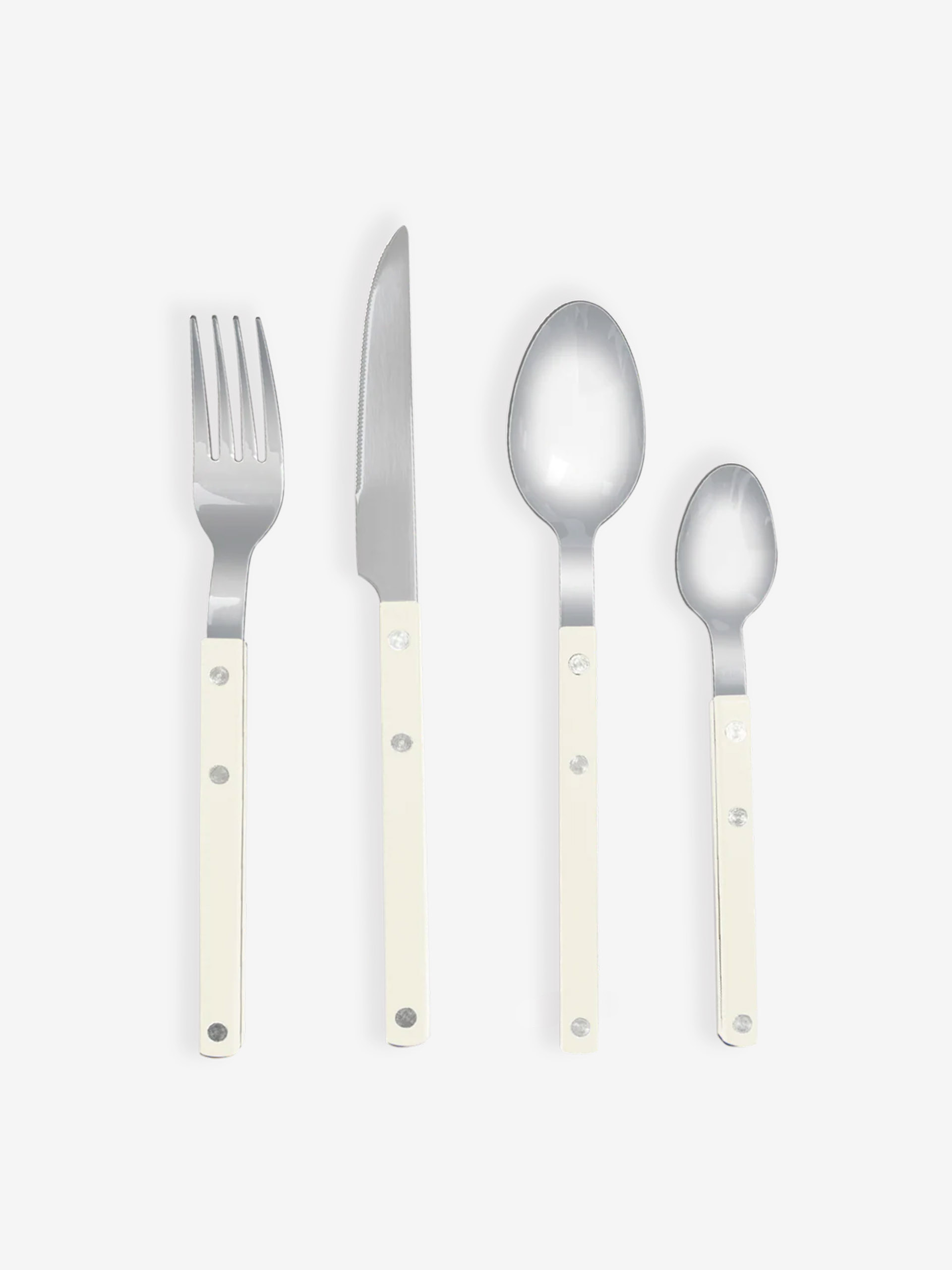 SET DE 4 COUVERTS GUSTAVE - OPJET - Ivory , Home design Bensimon