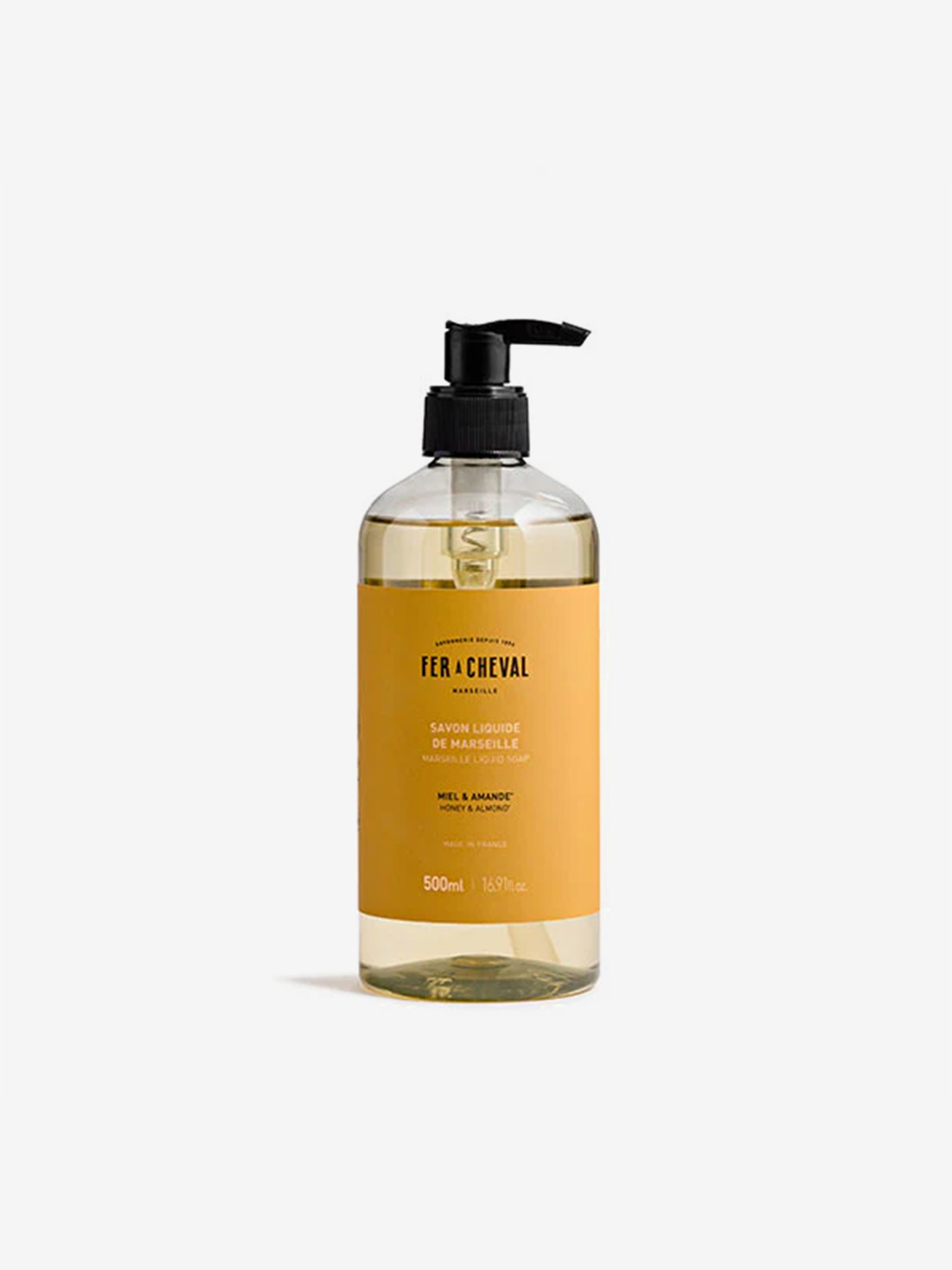 SAVON LIQUIDE 500ML MIEL AMANDE - FER A CHEVAL - Honey , Home design Bensimon