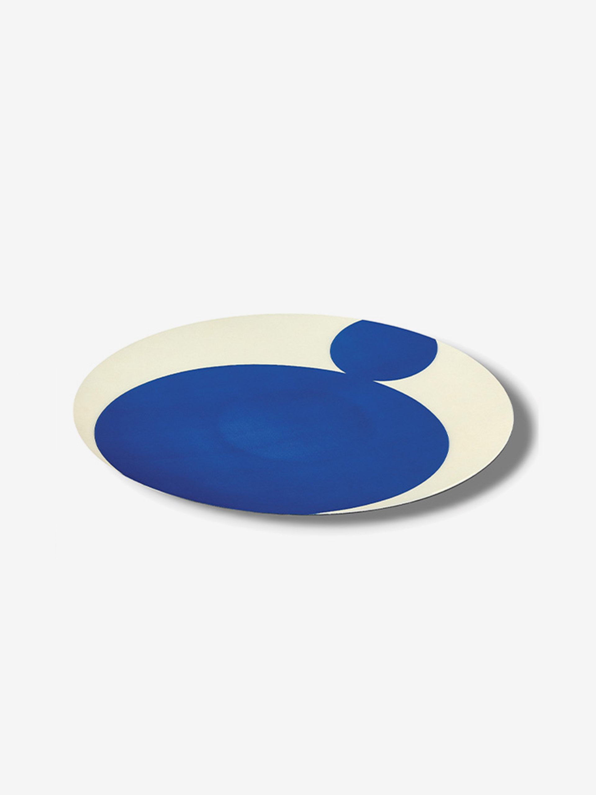 PLATEAU ARRONDI WAVE - GANGZAI -  Blue , Home design Bensimon