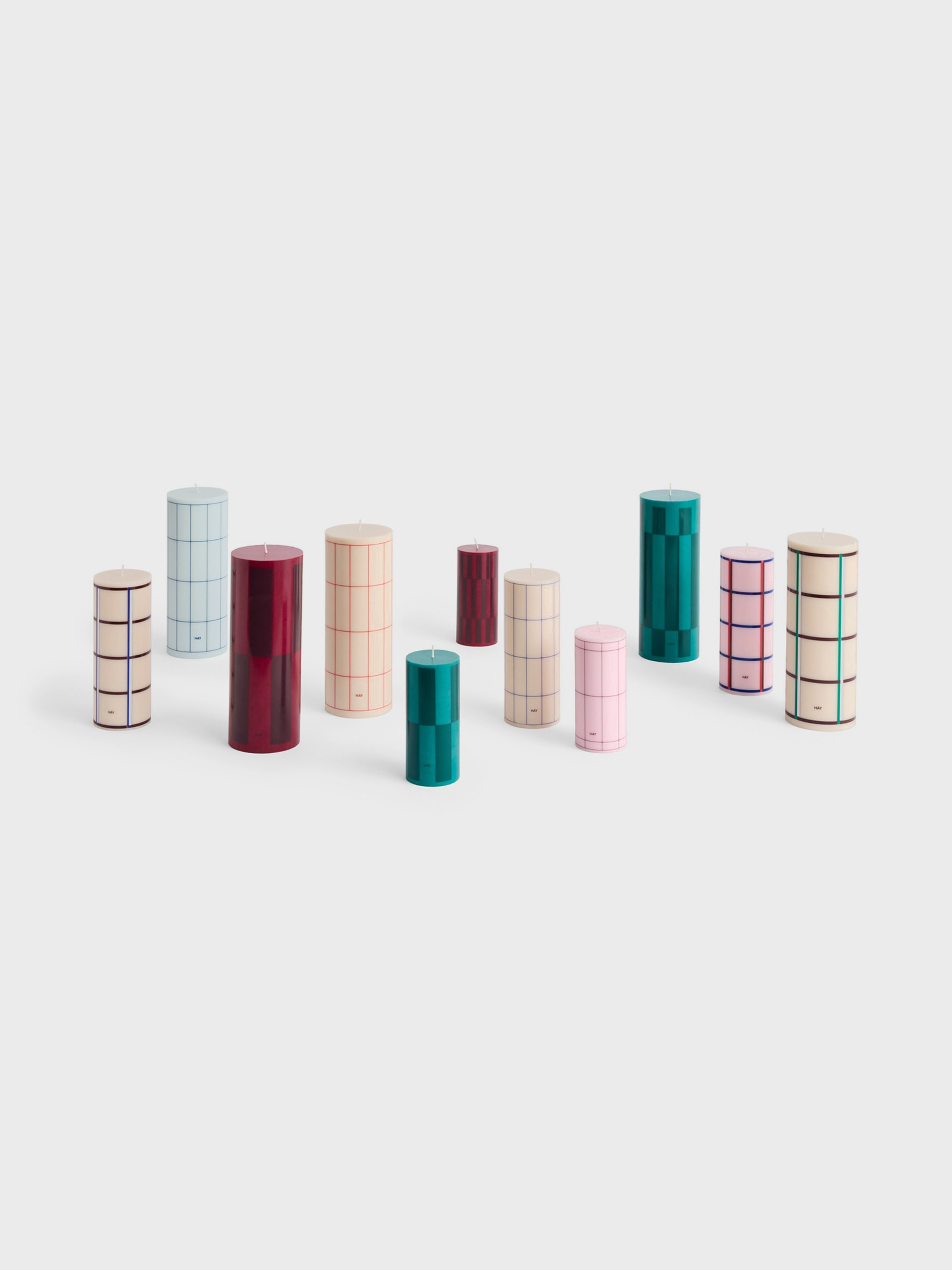 COLUMN CANDLE GREEN T.S - HAY -  Green , Home design Bensimon