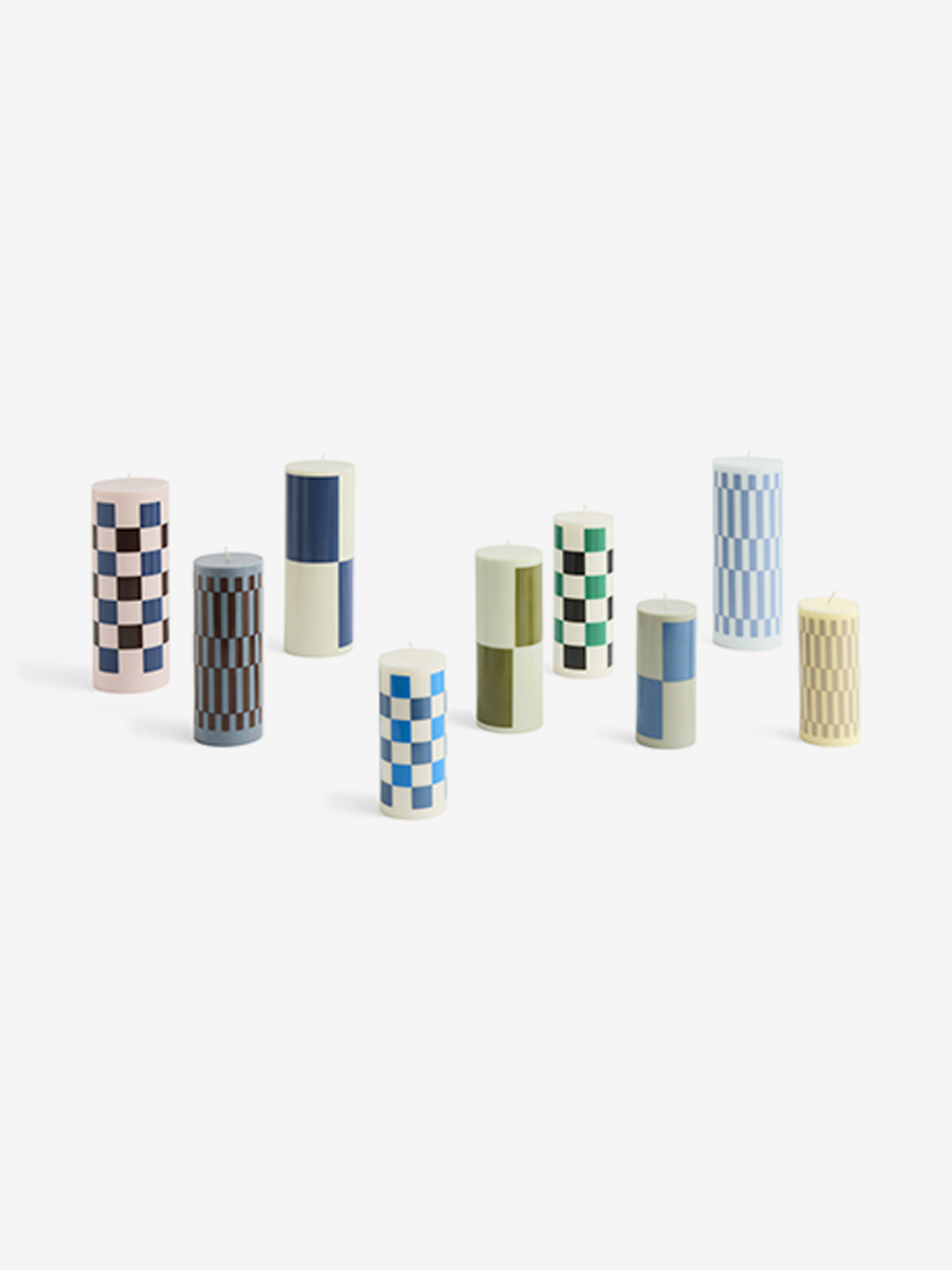 COLUMN CANDLE ANTHRACITE T.M - HAY -  Anthracite , Home design Bensimon