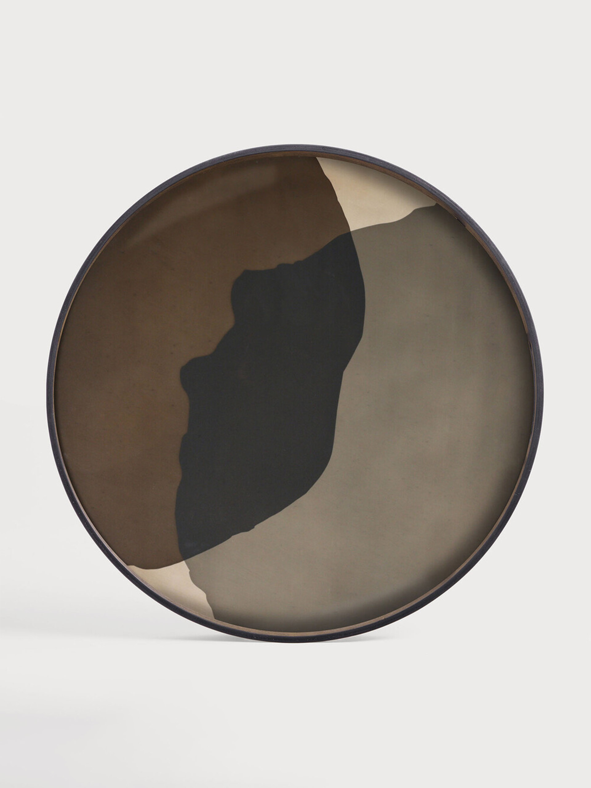 PLATEAU COMBINED DOTS - ETHNICRAFT - Black , Home design Bensimon