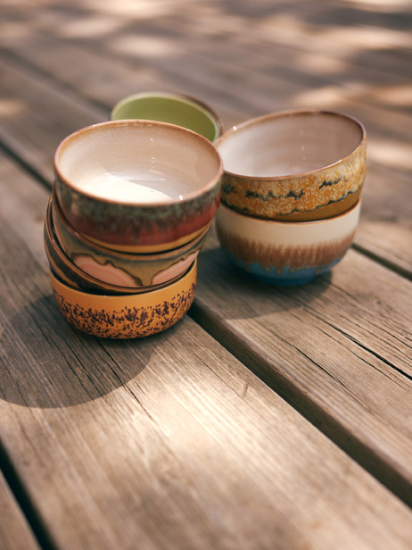 NOODLE BOWL 70s SUNBEAM - HK LIVING -  Mustard , Home design Bensimon