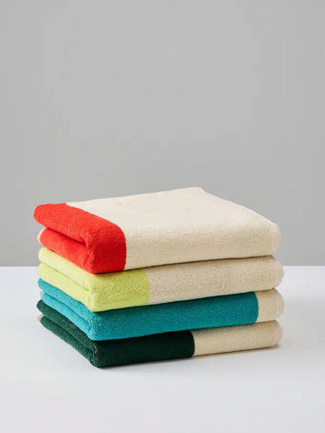 SERVIETTE 50x100 - SUITE 702 -  Green , Home design Bensimon