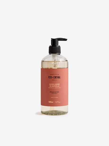 SAVON LIQUIDE 500ML P&Ecirc;TALE DE ROSE - FER A CHEVAL -  Pink , Home design Bensimon