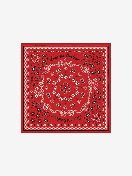 SERVIETTE PAPIER BANDANA - OPJET -  Red , Home design Bensimon
