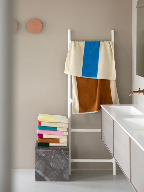 SERVIETTE 70x140 - SUITE 702 -  Yellow , Home design Bensimon