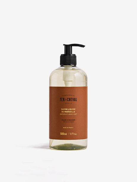 SAVON LIQUIDE 500ML FLEURS D'ORANGER - FER A CHEVAL -  Orange , Home design Bensimon