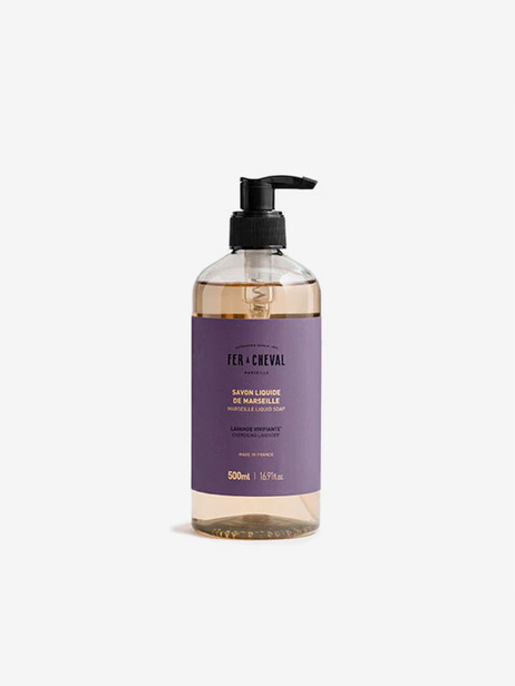SAVON LIQUIDE 500ML LAVANDE - FER A CHEVAL -  P urple , Home design Bensimon