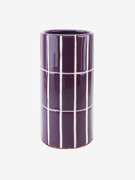 VASE CARRELAGE - OPJET -  P urple , Home design Bensimon