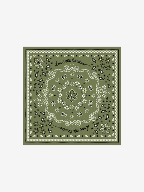 SERVIETTE PAPIER BANDANA - OPJET -  Khaki , Home design Bensimon