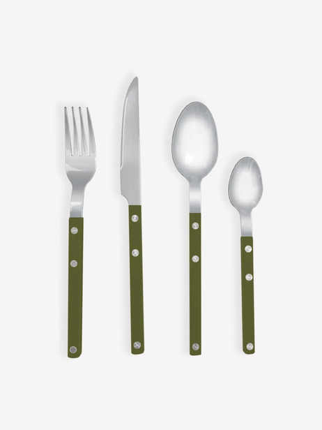 SET DE 4 COUVERTS GUSTAVE - OPJET -  Khaki , Home design Bensimon