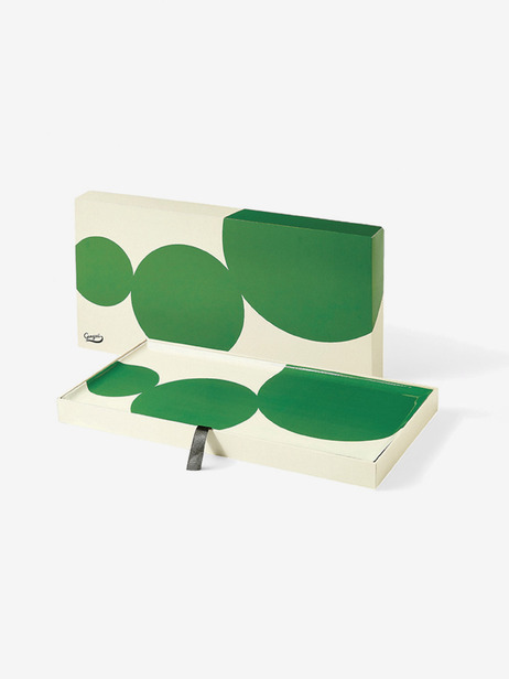 PLATEAU RECTANGLE ASTRE - GANGZAI -  Green , Home design Bensimon