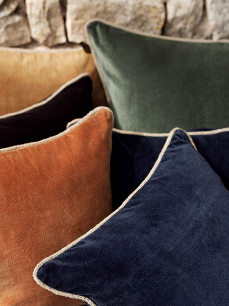 COUSSIN NEW DELHI GOLD 45x45 - HAOMY -  Gold , Home design Bensimon