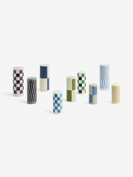 COLUMN CANDLE ANTHRACITE T.M - HAY -  Anthracite , Home design Bensimon