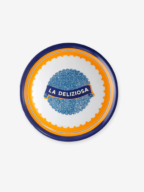 PIZZA PLATE LA DELIZIOSA - BITOSSI -  Orange , Home design Bensimon