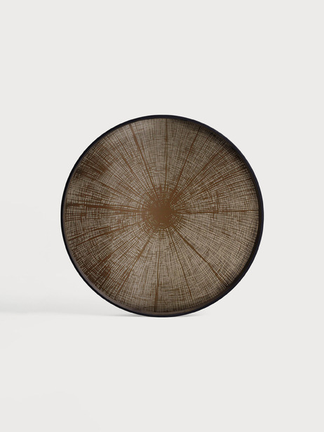 PLATEAU MIROIR - ETHNICRAFT -  Black , Home design Bensimon