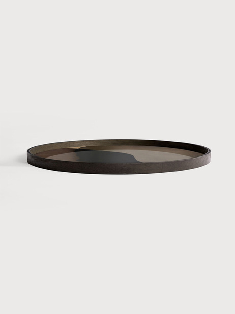 PLATEAU COMBINED DOTS - ETHNICRAFT -  Black , Home design Bensimon
