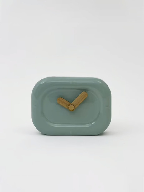 HORLOGE CERAMIQUE - BAZAR DELUXE -  Celadon , Home design Bensimon