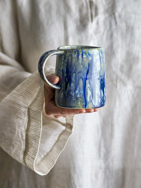 TASSE YORI - BLOOMINGVILLE -  Blue , Home design Bensimon