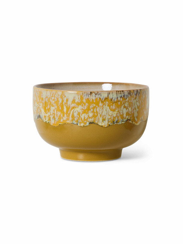 NOODLE BOWL 70s SUNBEAM - HK LIVING - Mustard , Home design Bensimon