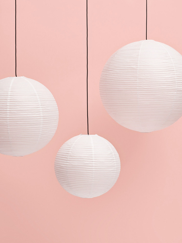 SUSPENSION PAPER SHADE DIAM50 - HAY - White , Home design Bensimon