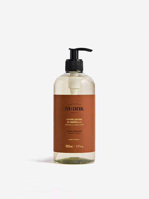 SAVON LIQUIDE 500ML FLEURS D'ORANGER - FER A CHEVAL -  Orange , Home design Bensimon