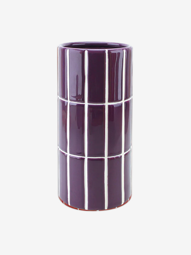 VASE CARRELAGE - OPJET -  P urple , Home design Bensimon