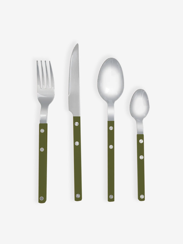SET DE 4 COUVERTS GUSTAVE - OPJET - Khaki , Home design Bensimon