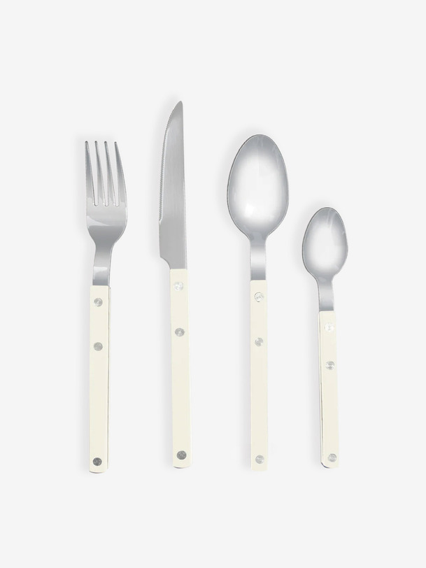 SET DE 4 COUVERTS GUSTAVE - OPJET - Ivory , Home design Bensimon