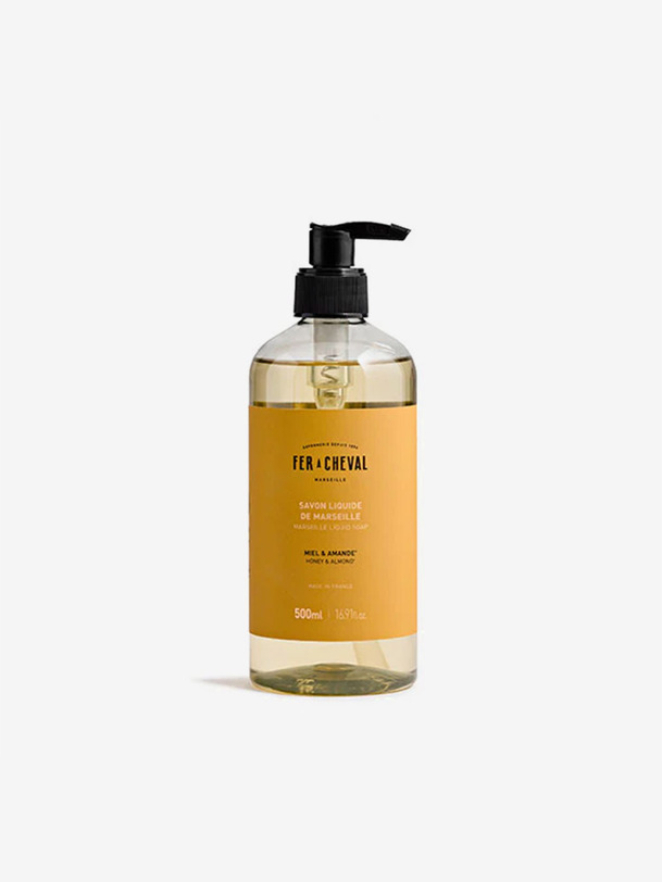 SAVON LIQUIDE 500ML MIEL AMANDE - FER A CHEVAL - Honey , Home design Bensimon