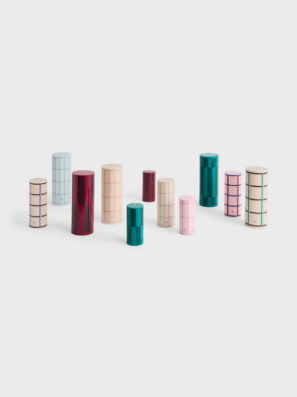 COLUMN CANDLE GREEN T.S - HAY -  Green , Home design Bensimon