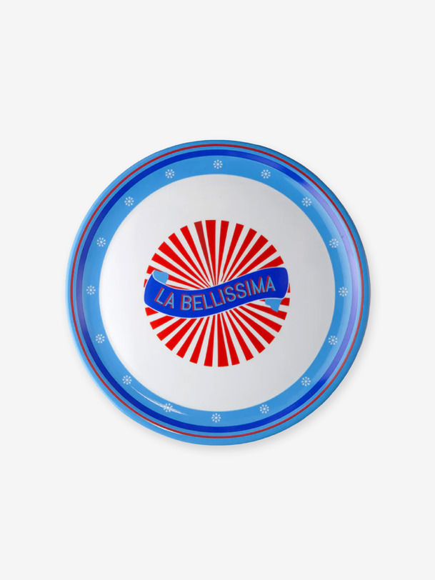 PIZZA PLATE LA BELLISSIMA - BITOSSI -  Red , Home design Bensimon