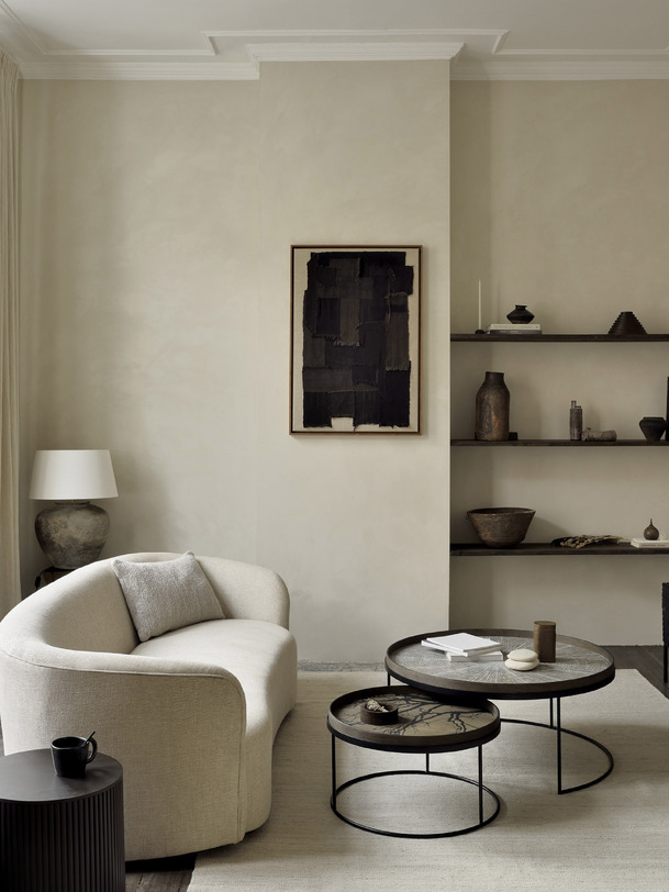 SET TABLES BASSES - ETHNICRAFT - Black , Home design Bensimon